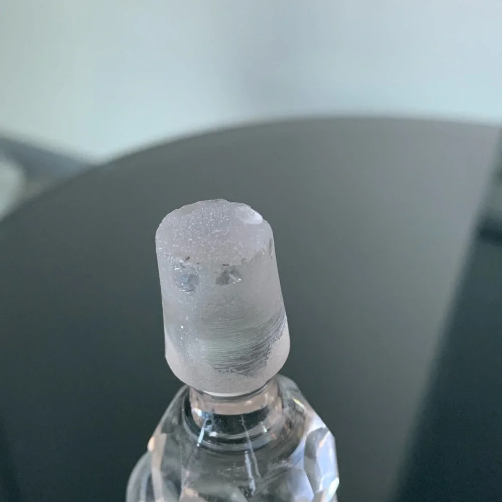 Antique hand painted Victorian bottle